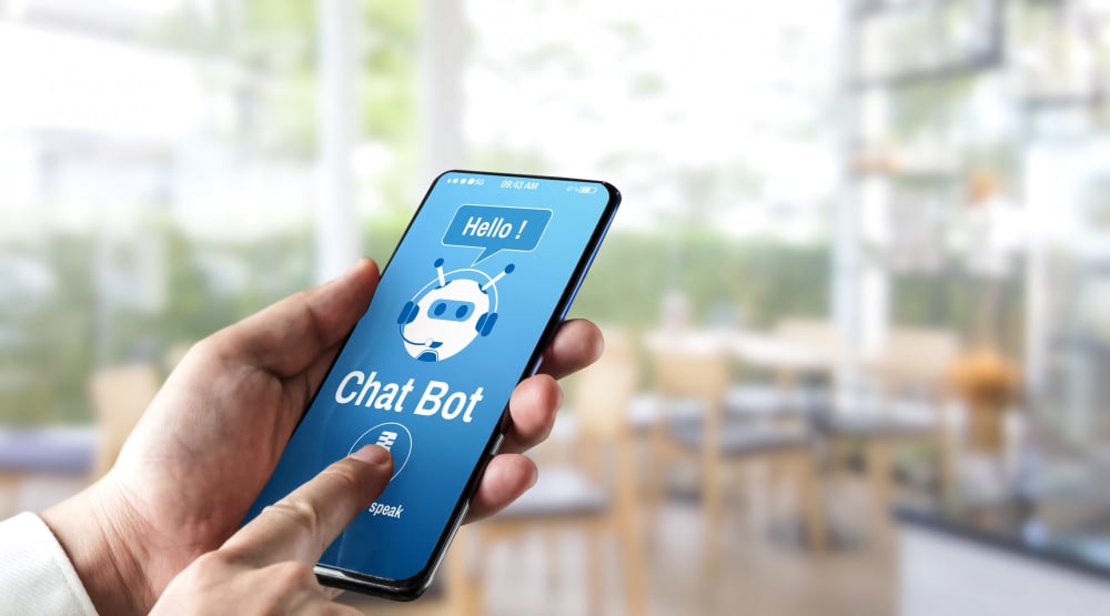 chatbot sur mobile