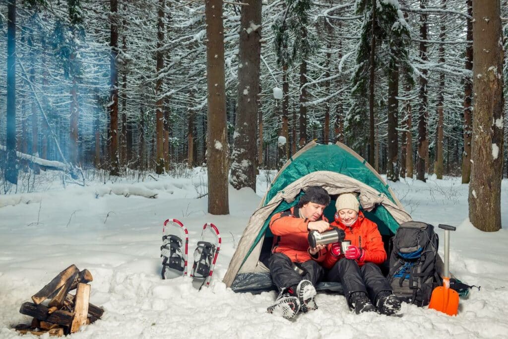 camping hiver