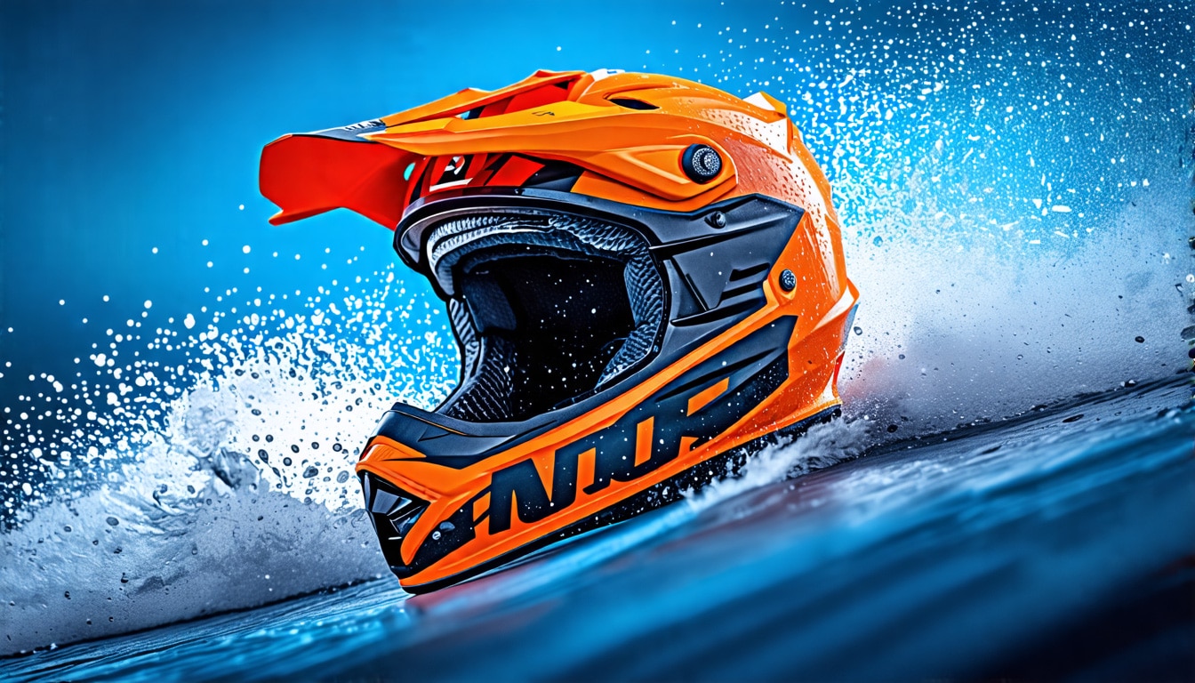 casque de moto cross