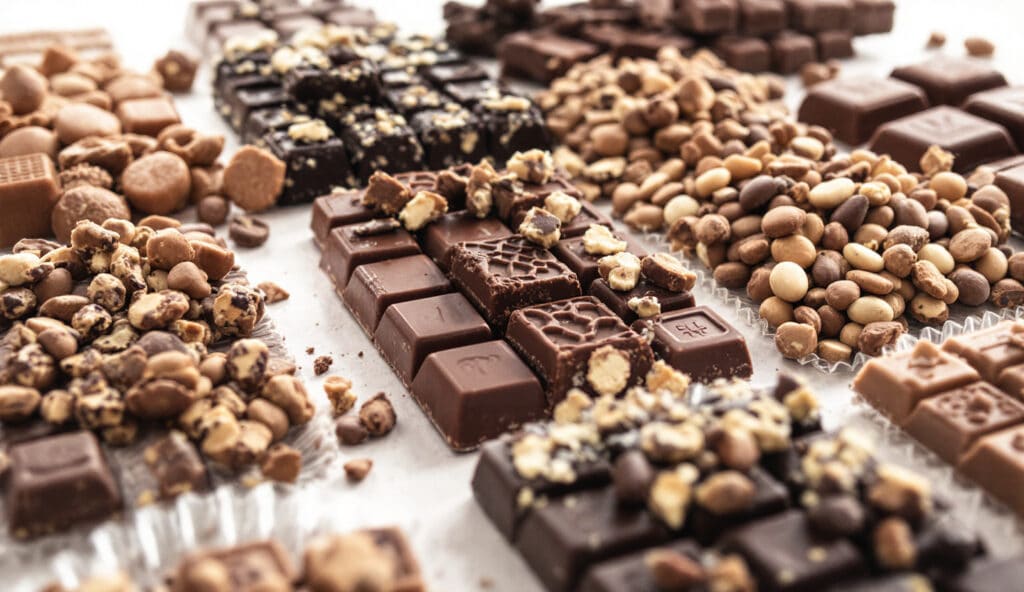 types chocolat