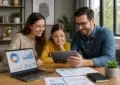 Budget familial moderne avec graphiques et gestion financière intuitive