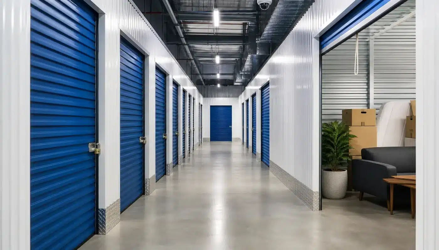 Espace de stockage sécurisé pour garde-meuble professionnel et privé