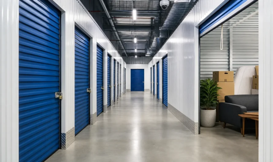 Espace de stockage sécurisé pour garde-meuble professionnel et privé