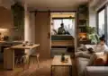 Espace intérieur cosy et optimisé dans un petit appartement