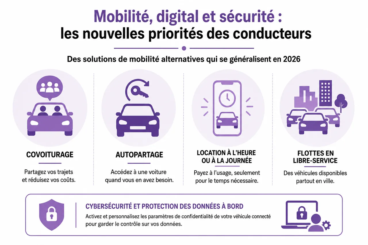 Les actualités automobile qui comptent vraiment pour les conducteurs , Mobilité, digital et sécurité : les nouvelles priorités des conducteurs