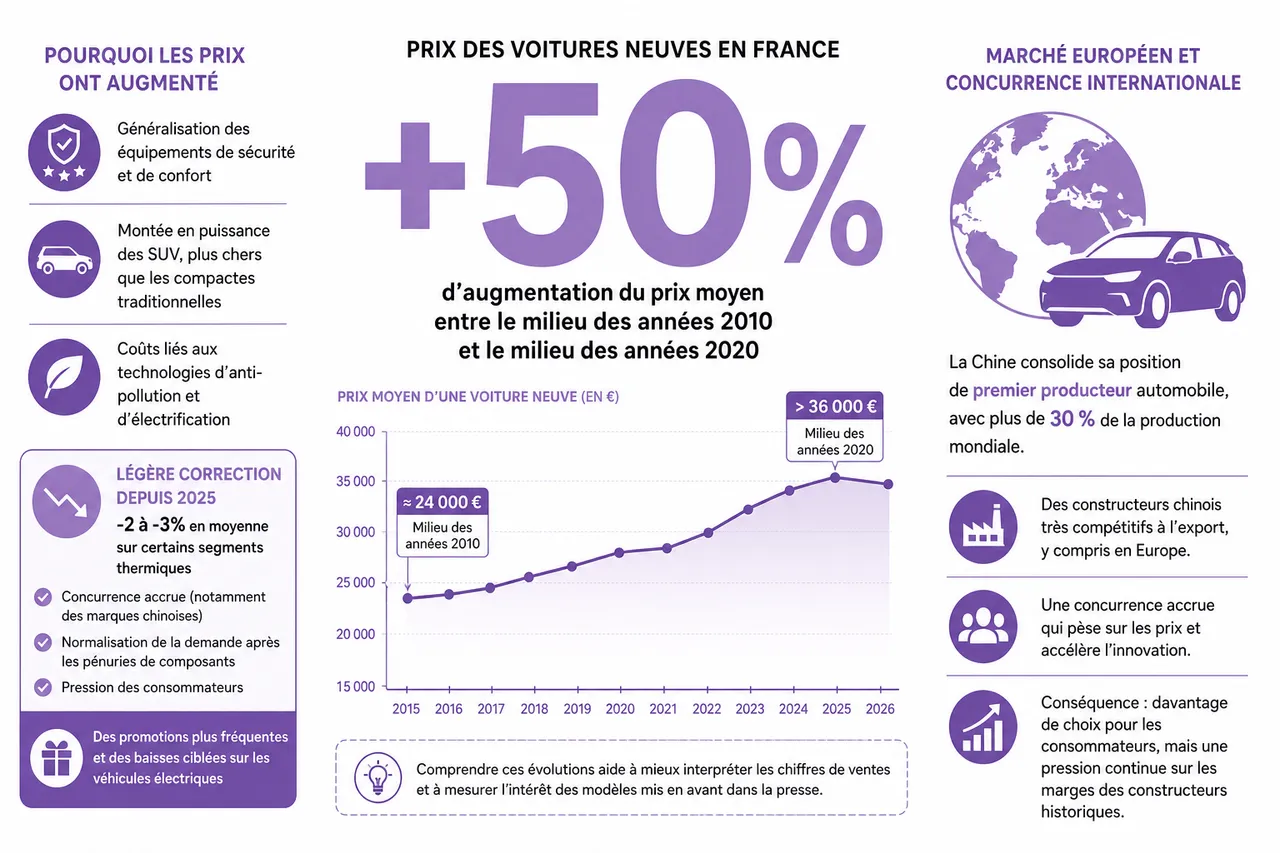 Actu auto en 2026 : ce qu’il faut surveiller sans se perdre dans le flux , Prix, marché et pouvoir d’achat : ce que révèle l’actu auto