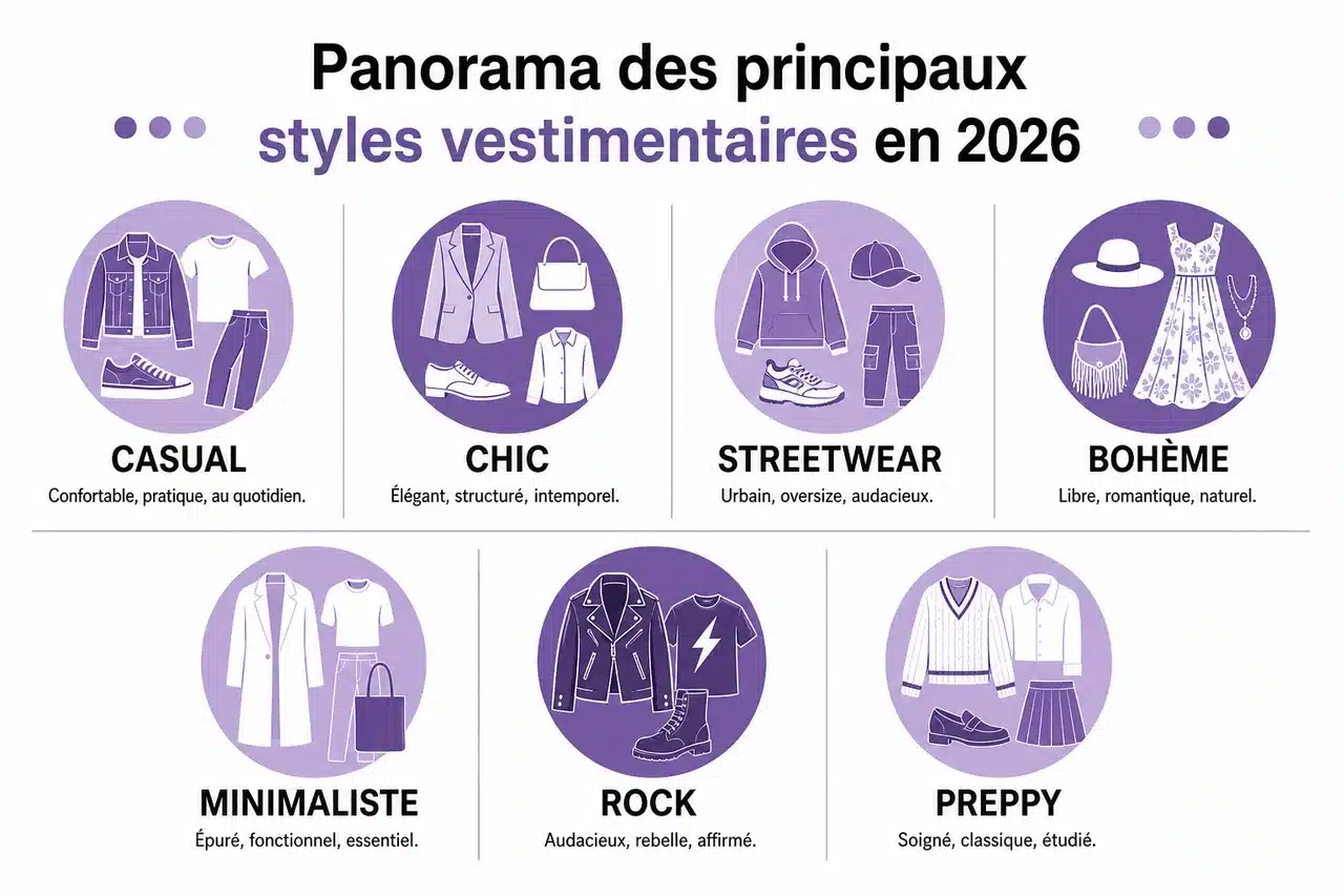 Quel style vestimentaire adopter quand on veut affirmer sa personnalité? , Panorama des principaux styles vestimentaires en 2026