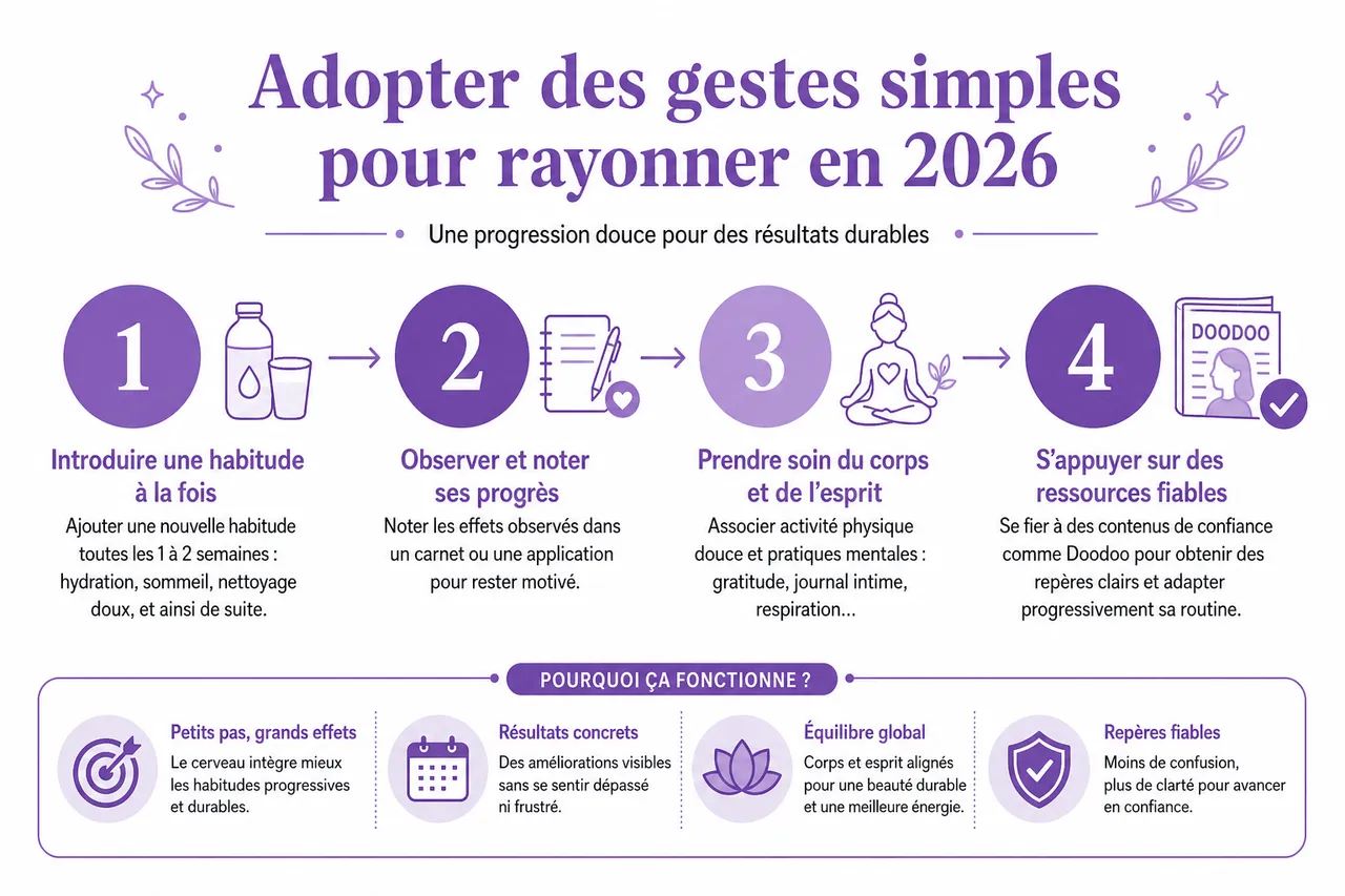 Santé et beauté: les gestes utiles que l’on oublie souvent , Adopter des gestes simples pour rayonner en 2026