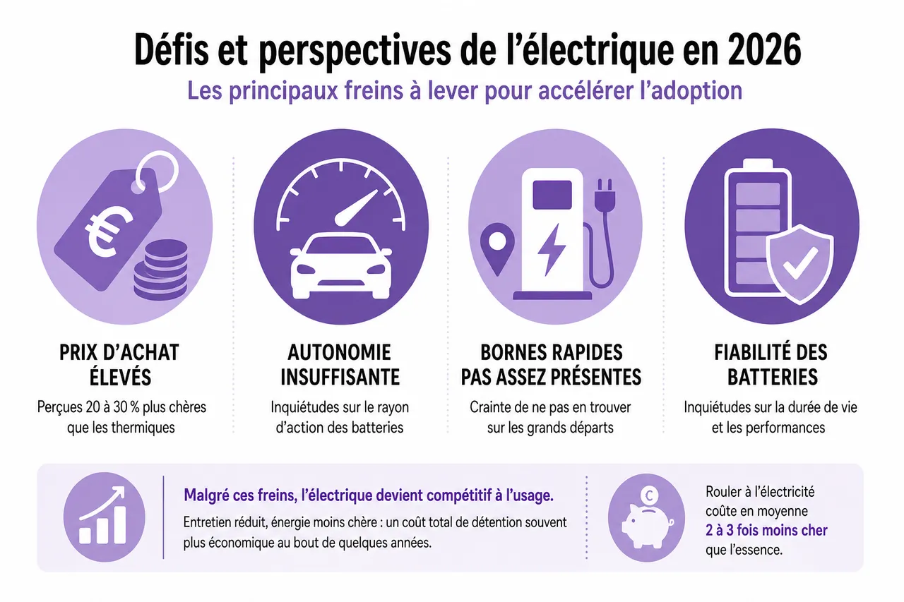 Ce qui change vraiment pour les acheteurs dans l’actualité voiture électrique en 2026 , Défis et perspectives: accessibilité, infrastructure et adoption