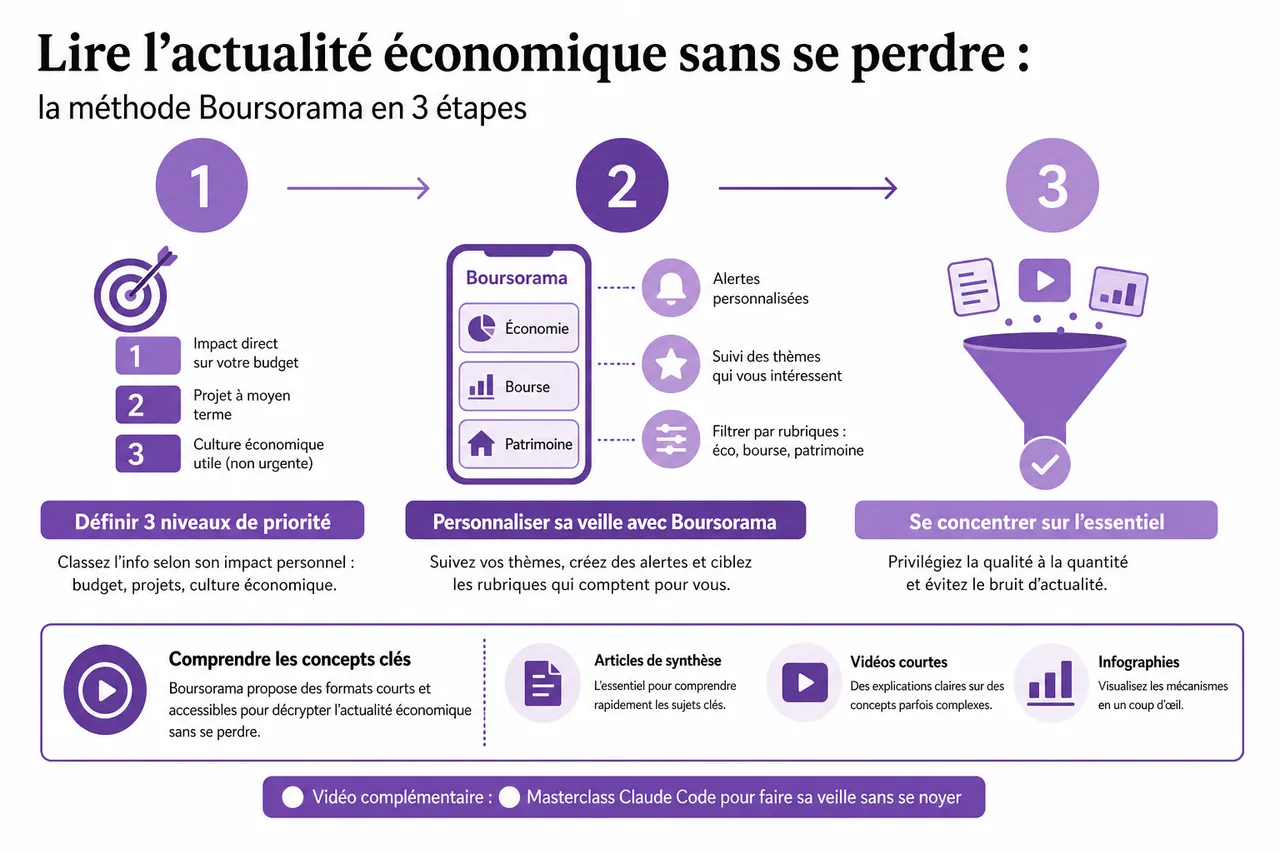 Boursorama actualités économiques et la façon de lire l’info sans se laisser noyer , Comment lire et interpréter l’actualité économique sans se perdre?