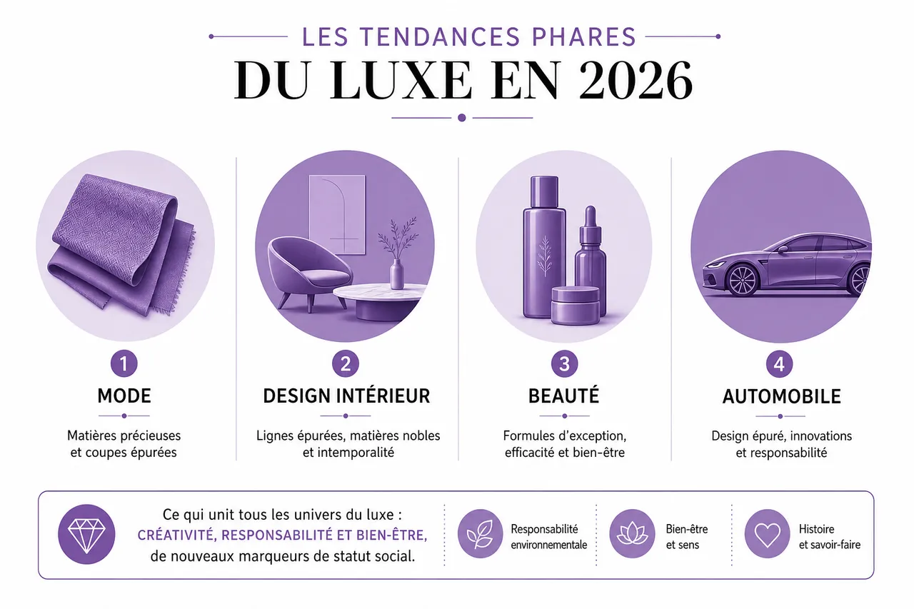 Luxe tendance et les raisons pour lesquelles le raffinement discret prend le dessus , Les tendances phares du luxe en 2026