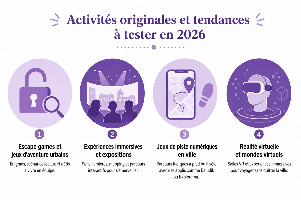 7 idées de sorties week-end pour vraiment déconnecter sans partir loin , Activités originales et tendances à tester en 2026