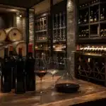 Vigneron dégustant des vins pour choisir un cours d'œnologie