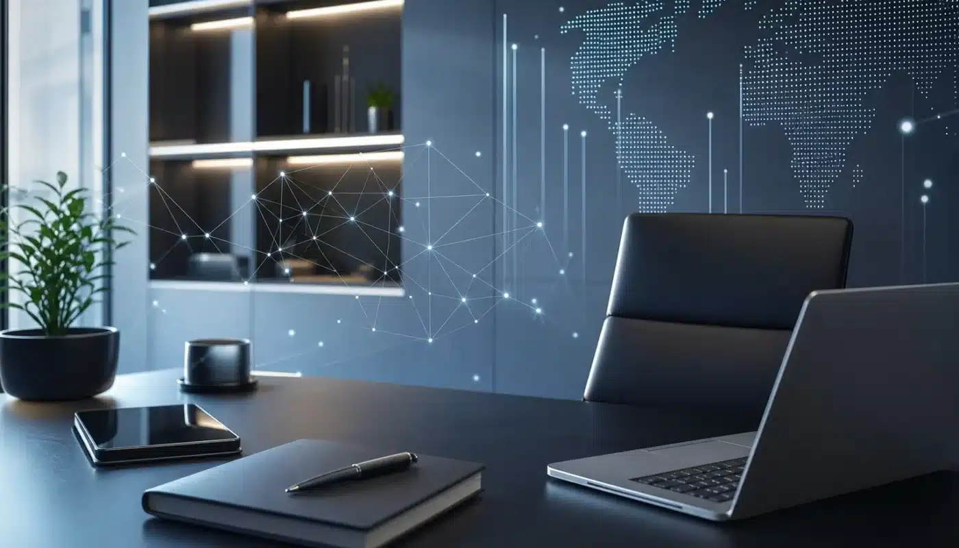 Tendances professionnelles modernes illustrées par des experts en stratégie