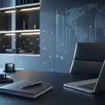Tendances professionnelles modernes illustrées par des experts en stratégie