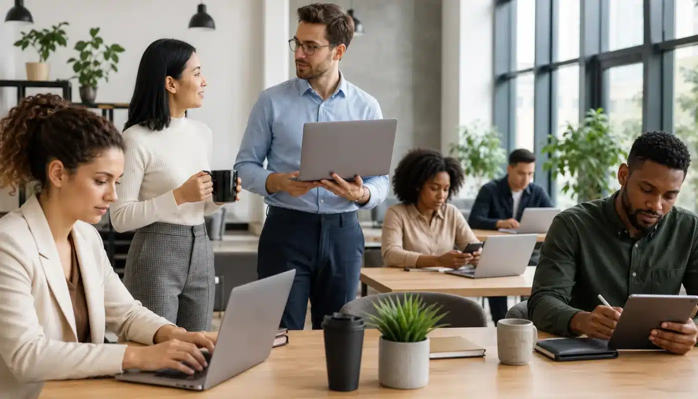 Équilibre vie professionnelle et personnelle avec agenda et famille